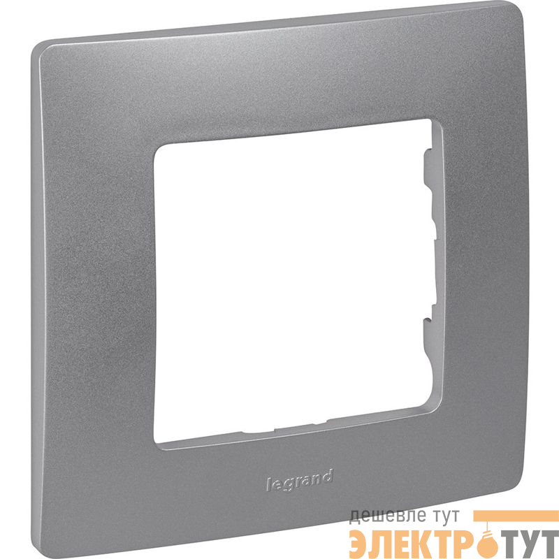 Рамка 1-м СП Etika IP20 алюм. IEK 672551