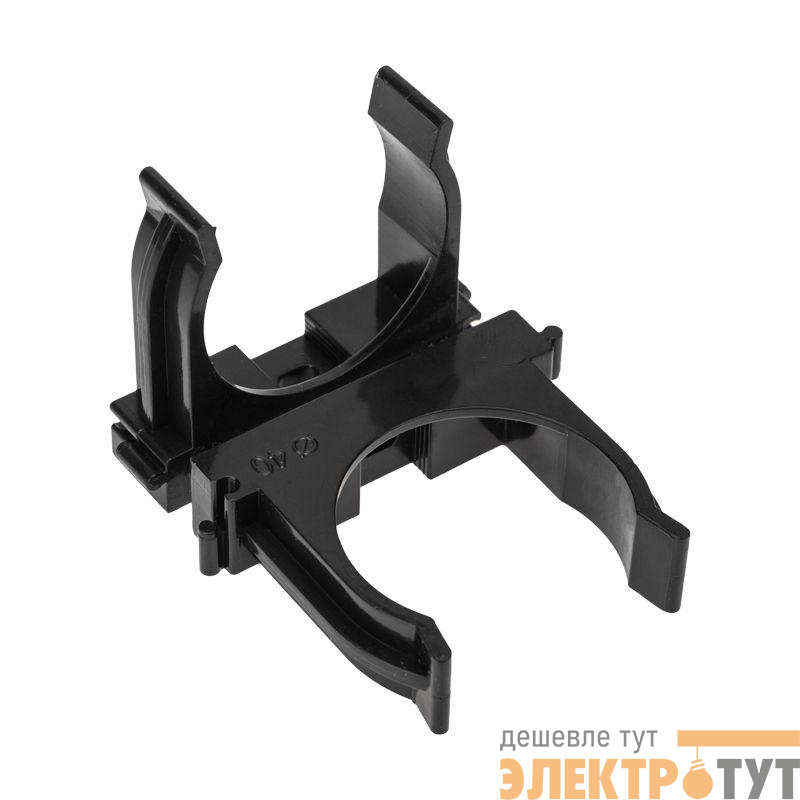 Держатель для труб (клипса) d40мм для монтажного пистолета черн. Rexant 28-0440-2
