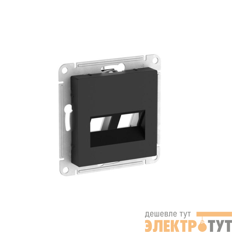 Накладка двойная AtlasDesign для информационных функций типа Keystone карбон SE ATN001090