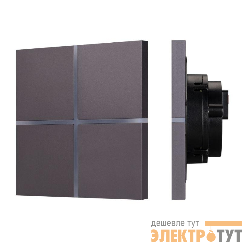 Панель сенсорная KNX-304-13-IN Grey (BUS Frameless) (IP20 металл) INTELLIGENT ARLIGHT 038309