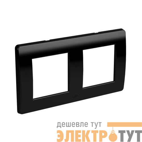 Рамка 2-м 2х2мод. Brava черн. DKC 75012B