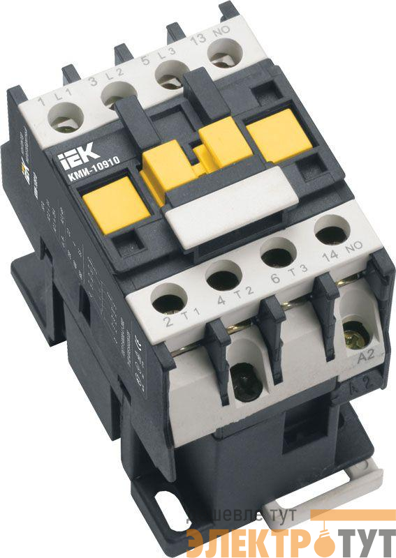 Контактор КМИ-11811 18А 400В/АС3 1НЗ IEK KKM11-018-400-01