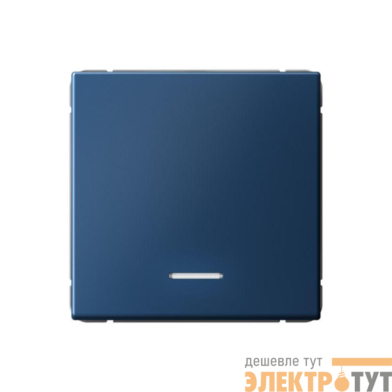 Выключатель 1-кл. ArtGallery 10AX с подсветкой быстрозажим. клем. механизм аквамарин SE GAL001113S