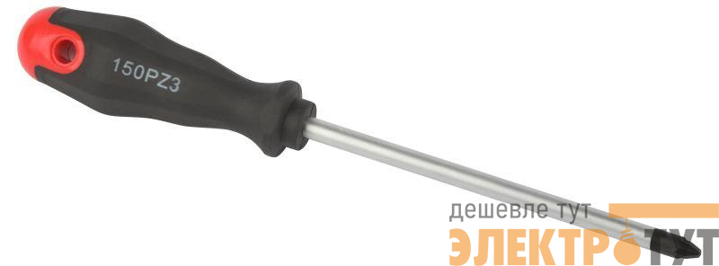 Отвертка PZ 3х150мм крестовая двухкомпонентн. рукоятка ЭРА Б0055853
