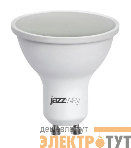Лампа светодиодная PLED-SP 9Вт PAR16 3000К тепл. бел. GU10 720лм 230В JazzWay 2859693A