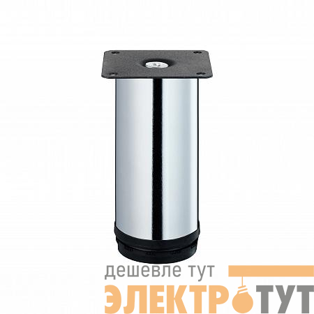 Ножка круглая регулируемая d50х120мм метал. хром Tech-Krep/Zitar 151288