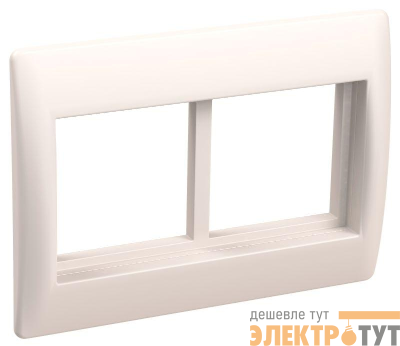 Рамка 4мод. с суппортом 75мм бел. PRIMER IEK CKK-40D-RSU4-075-K01