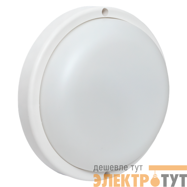 Светильник светодиодный ЖКХ ДПО-1400 18Вт 6500К IP65 круг с микроволнов. датчиком движения LUMA EKF BKL-1400DM-R-18-6500