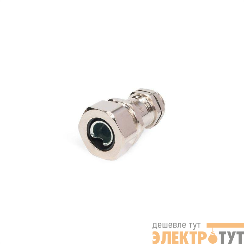 Ввод кабельный для металлорукава латунный ВК-М16 (4-8мм)-МР10 Fortisflex 87944