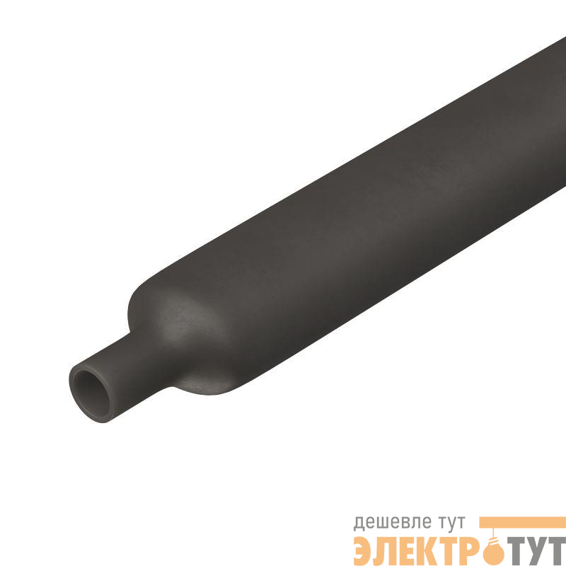 Трубка термоусаживаемая самозатухающая 9/3мм черн. 3:1 DKC TN3PC30190BK