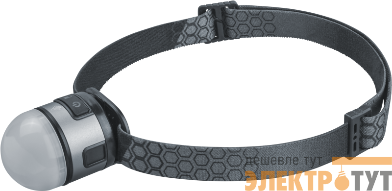 Фонарь аккумуляторный налобный 95 627 NPT-H47-ACCU налоб 1LEDx3Вт+1COBx1Вт 7реж Li-PoL 0.8Ач Navigator 95627
