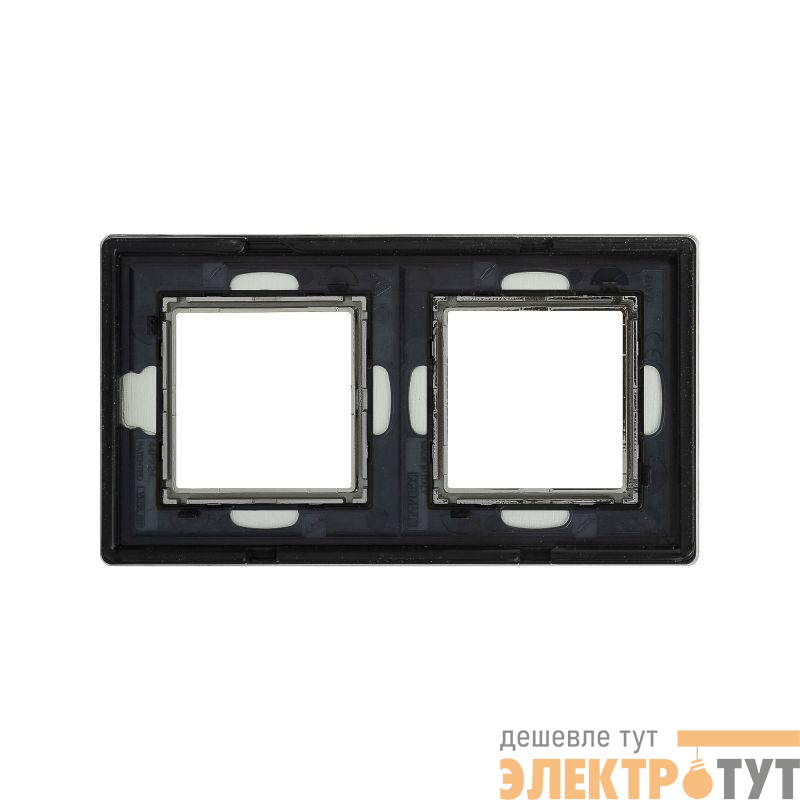 Рамка 2-м 4мод. Avanti алюм. сер. DKC 4404834