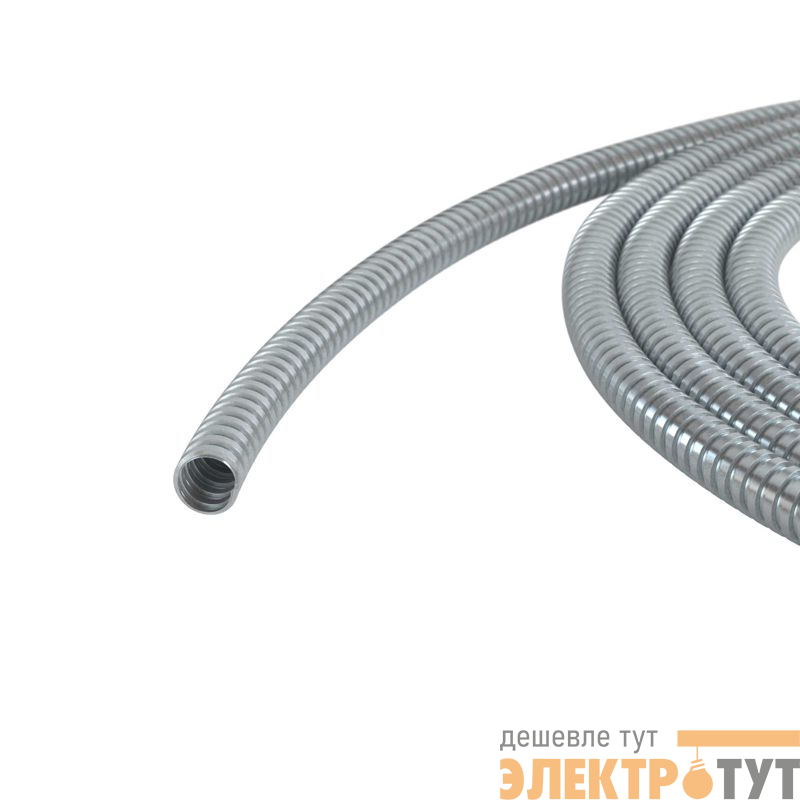 Металлорукав DN d26мм Dвн.26.5мм Dнар.30мм без протяжки оцинк. сталь (уп.25м) DKC 667R2630