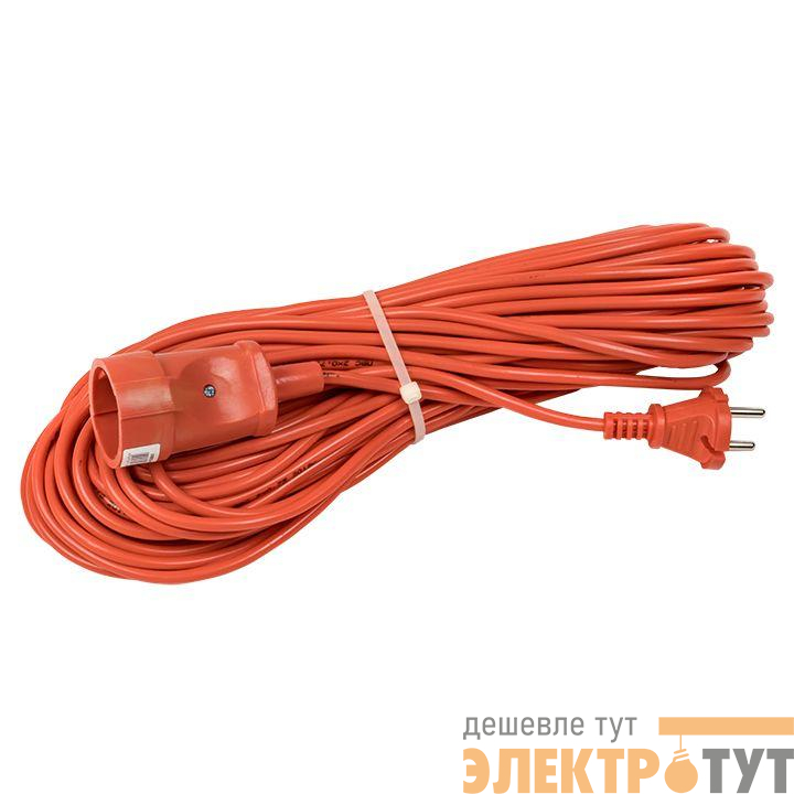 Удлинитель 1х30м без заземл. 10А "Зевс 2.0" 2.3кВт ПВС 2х0.75 PROxima EKF USB02-10-275-1-30