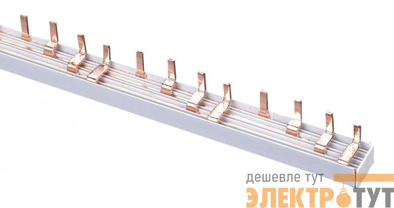 Шина соединительная типа PIN (штырь) 4п до 75А ШС-101 (дл.1м) DEKraft 32033DEK