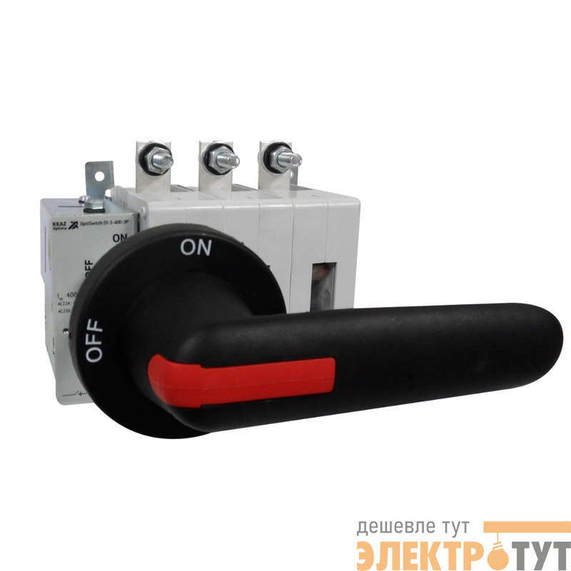 Выключатель нагрузки 3п 400А OptiSwitch DI-3-400-3P КЭАЗ 274889