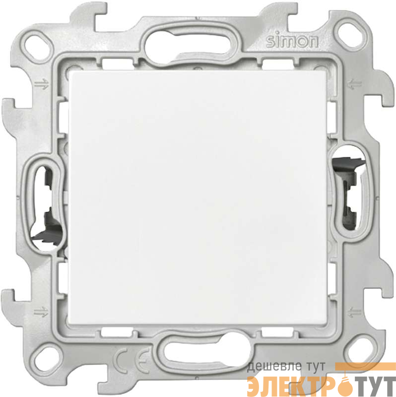 Выключатель 1-кл. 1п 2мод. СП Simon 24 10А IP20 Push&Go механизм бел. Simon 2420101-030