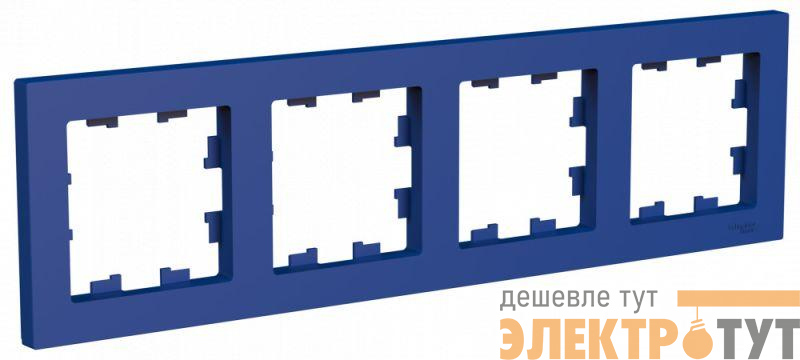 Рамка 4-м AtlasDesign универс. аквамарин SE ATN001104