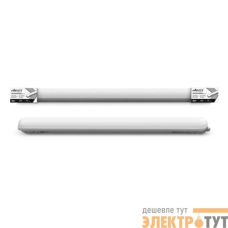 Светильник светодиодный ДСП-159Т 36Вт 6500К 125лм/Вт 4500лм 1200х64х60мм IP65 герметичный транзитный NEOX 4690612048345