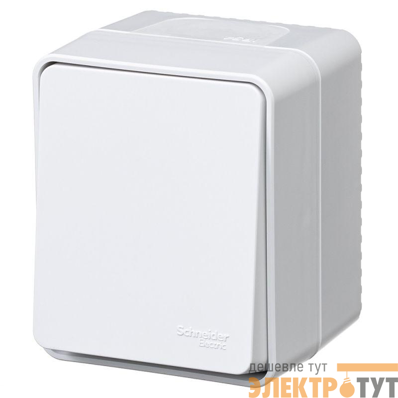 Выключатель кнопочный 1-кл. ОП AtlasDesign PROFI IP54 10АХ бел. SE ATN540115