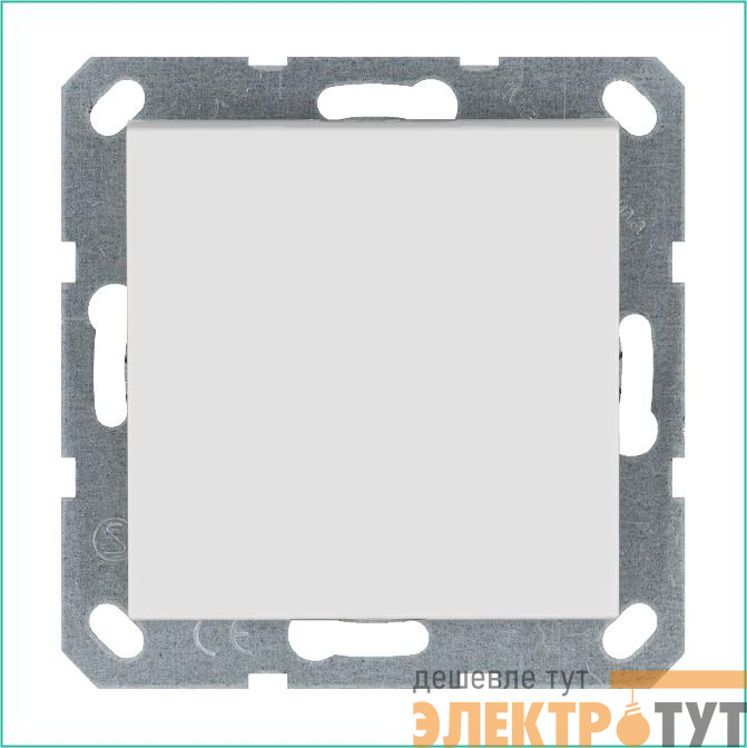 Выключатель 1-кл. 10А IP20 механизм бел. глянцевый Jasmart G3011W