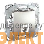 Механизм розетки телеф. СП Unica Top 1хRJ11-4вход алюм. SchE MGU5.492.30ZD