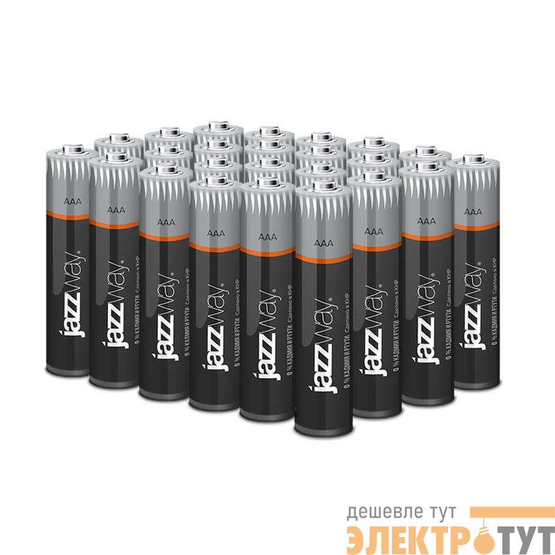 Элемент питания алкалиновый AAA/LR03 1.5В Ultra Alkaline PB-24 (уп.24шт) JazzWay 5026834