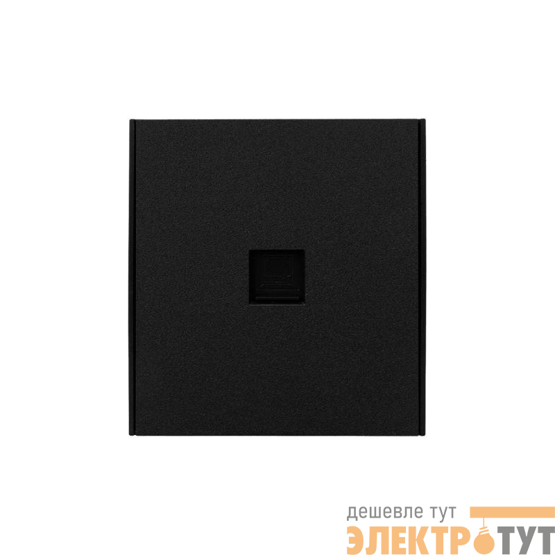 Розетка компьютерная СП STRONG MIELE RJ45 кат.6 антрацит Kranz KR-78-0724-5