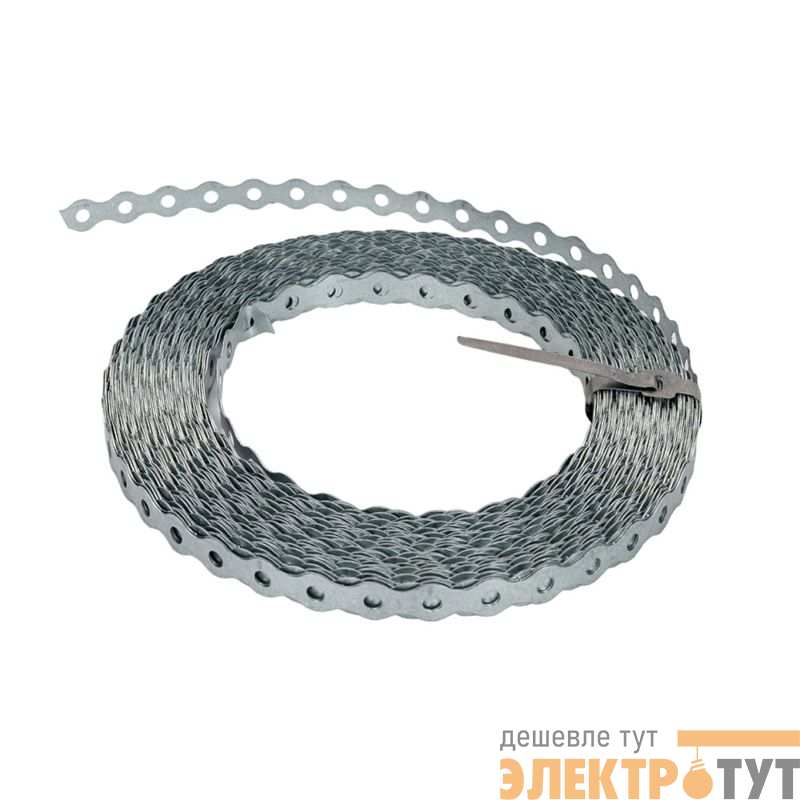 Лента монтажная перфорир. ЛМПВ 17х0.55 волна для прямого монтажа (уп.25м) Промрукав PR08.4264