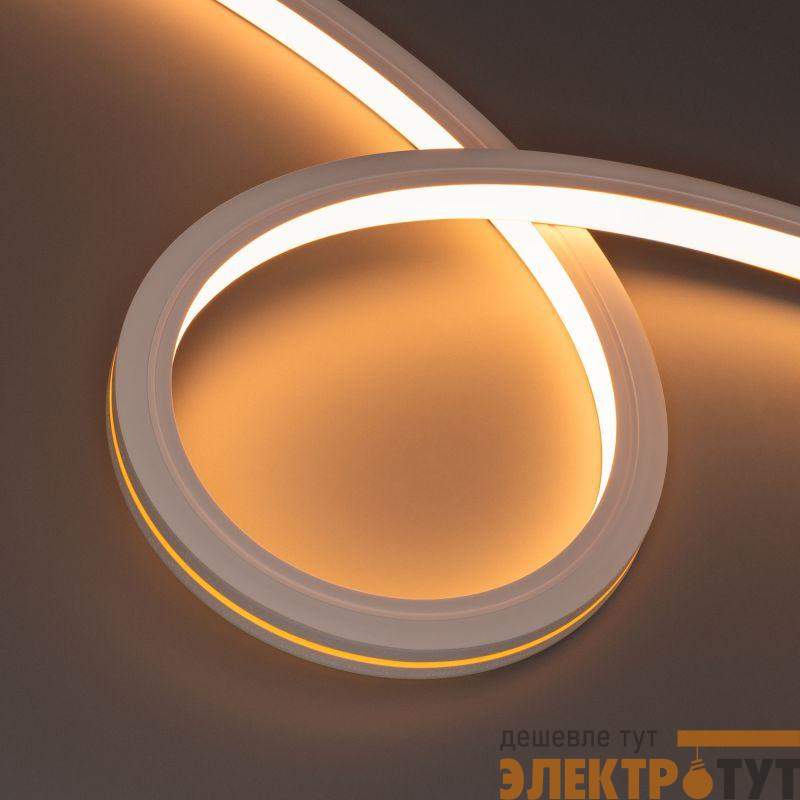 Лента светодиодная MOONLIGHT-TOP-X280-16x16mm 24V Warm 2300К 10Вт/м IP67 wire x1 боков. вывод кабеля герметичная (уп.15м) Arlight 044307