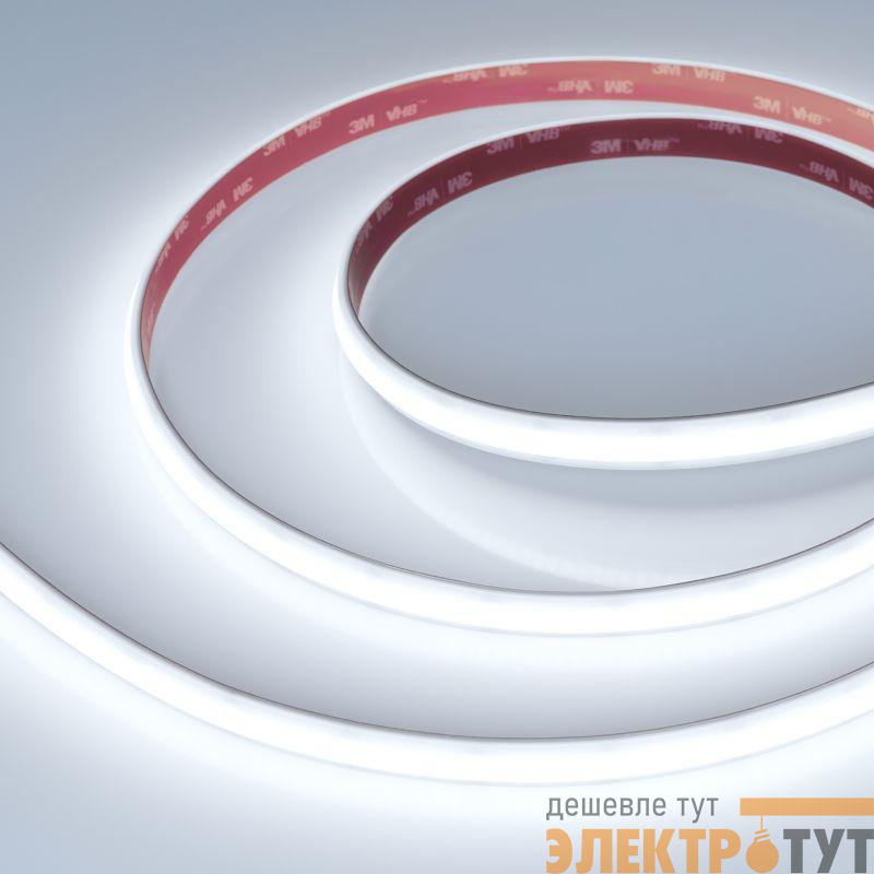 Лента светодиодная RTW-PSW-A304-12mm 24V White 6000К 25Вт/м IP67 2835 герметичная (уп.5м) Arlight 045220