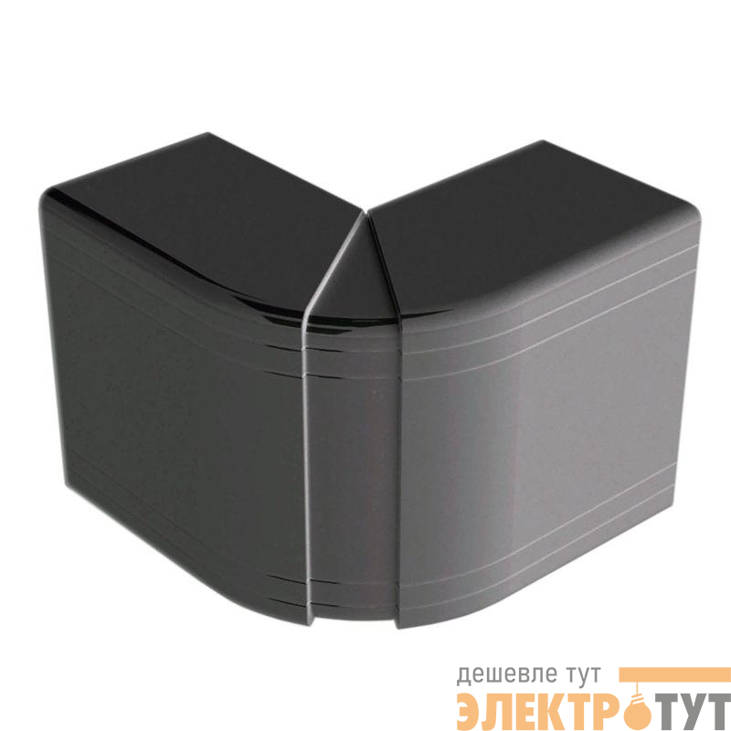 Угол для кабель-канала внешний изменяемый 110х50 черн. DKC 01052A