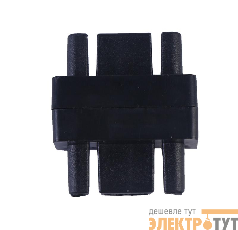 Коннектор шинопровода SC-1B-TL TOP-LINE прямой черн. IN HOME 4690612029351