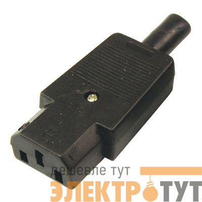 Гнездо сетевое на шнур (уп.25шт) Rexant 11-0004