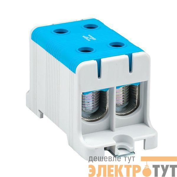 Клемма силовая вводная двойн. КСВ 16-95кв.мм син. EKF plc-kvs2-16-95-blue
