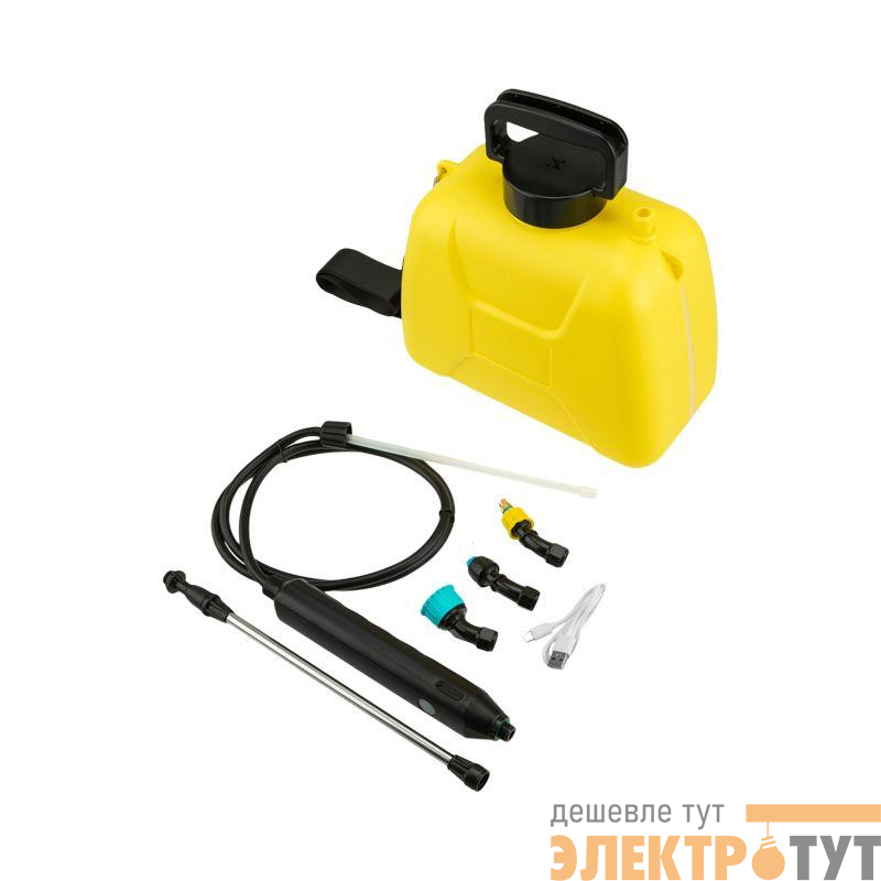 Опрыскиватель садовый аккумуляторный для растений и цветов 5л Профи ЧЕТЫРЕ СЕЗОНА 62-0315-F