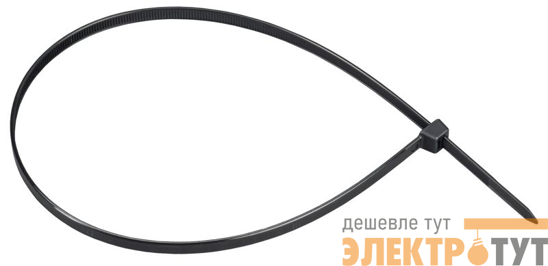 Хомут 7.6х500мм P6.6 стандартный черн. (уп.100шт) IEK UHH30-D076-500-100-K02