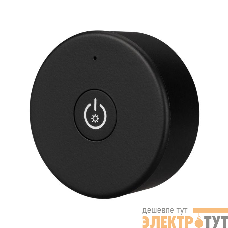 Панель Knob SMART-P87-DIM Black (3В 1 зона 2.4G) (IP20 пластик) Arlight 028334
