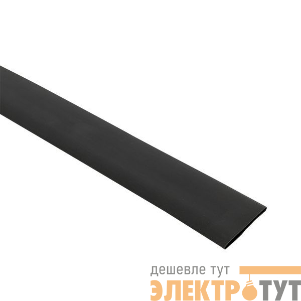 Трубка термоусадочная ТУТк с клеевым слоем нг 30/10 черн. 1м (уп.10м) PROxima EKF tut-k30-b