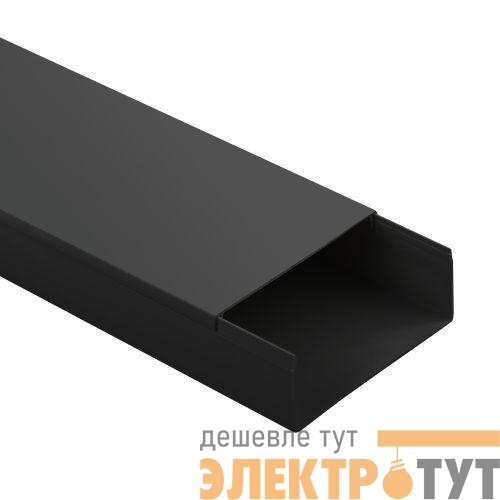 Кабель-канал 100х40 L2000 черн. KK-B-100-40 Эра Б0061613