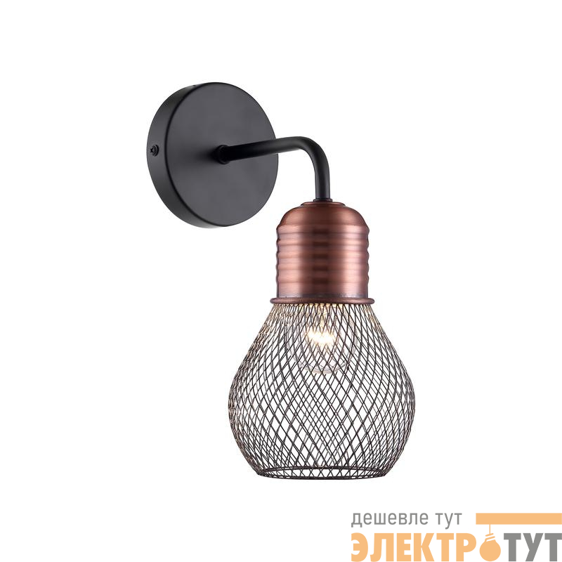 Светильник Agata 60Вт E27х1 IP20 бра настен. Freya FR4011WL-01BBS