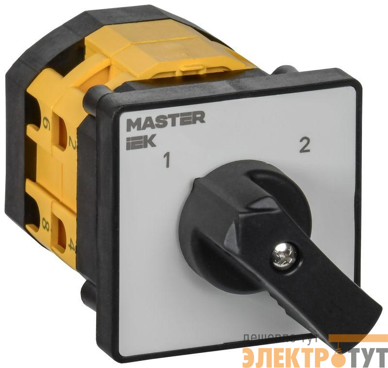 Переключатель кулачковый 16А (сх. 56) стандартная рукоятка IEK MI-CS10-016-056