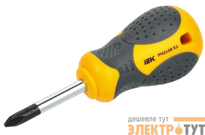 Отвертка крестовая Ph2х38мм K1 ARMA2L 3 IEK A2L3-SC10-K1-PH-20-038
