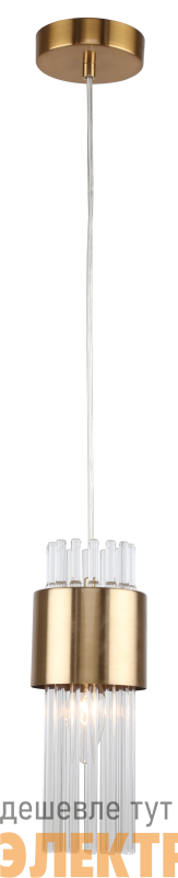 Светильник подвесной (подвес) Donna 3149-201 1хE14 40Вт модерн потолочный Rivoli Б0055538