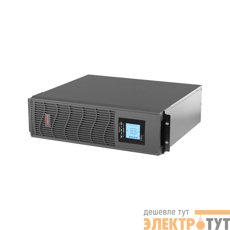 Источник бесперебойного питания линейно-интерактивный Info Rackmount Pro 3000ВА/2400Вт 1/1 USB RJ45 6xIEC C13 Rack 2U SNMP/AS400 slot 4х9А.ч DKC INFORPRO3000IN