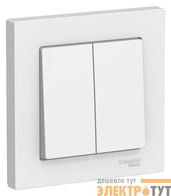 Выключатель 2-кл. AtlasDesign сх.5 10АХ в сборе лотос SE ATN001352