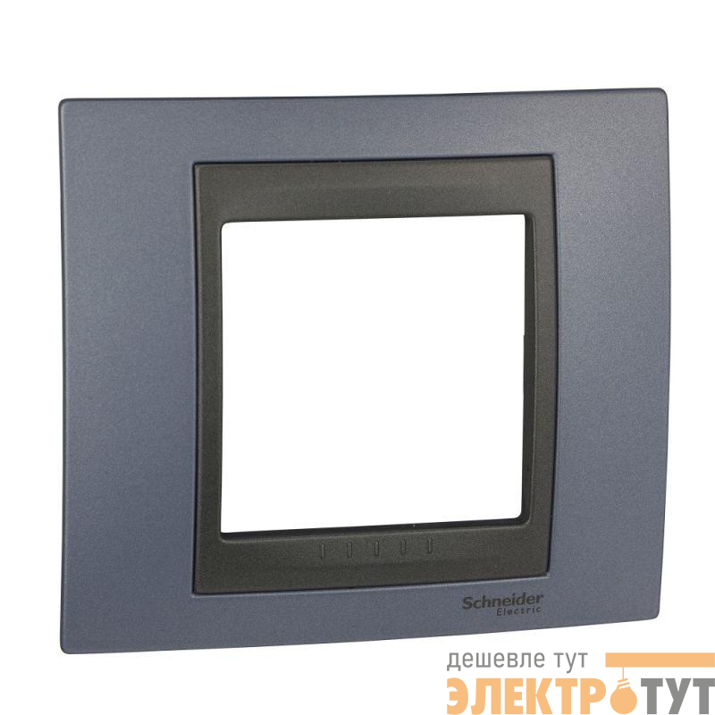 Рамка 1-м Unica Top берилл/графит SchE MGU66.002.298