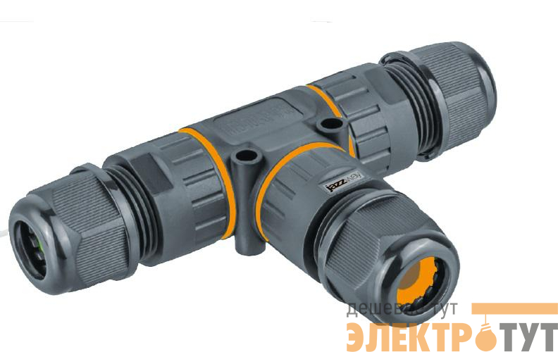 Коннектор кабельный PCC-T3-F 3х2.5 24А IP68 JazzWay 5053502