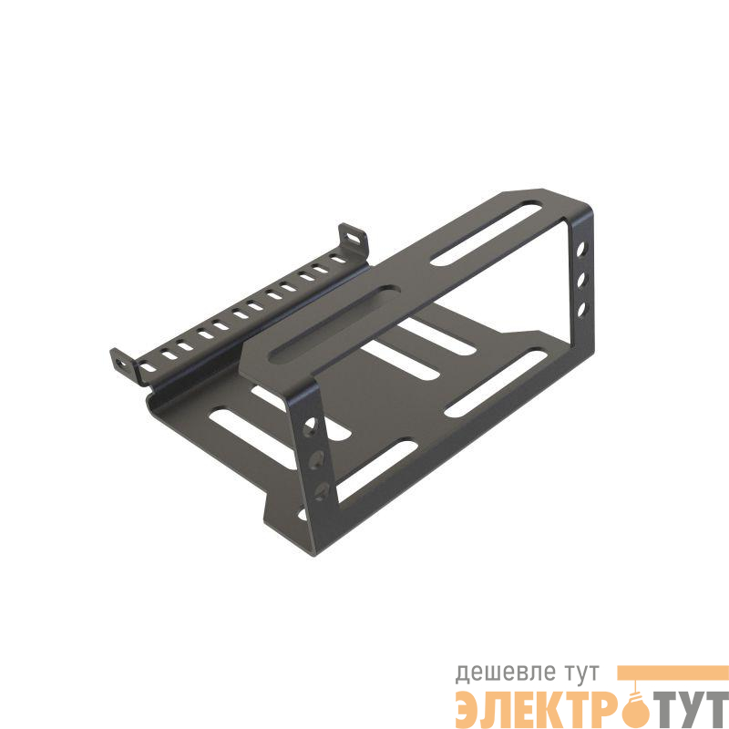 Кронштейн 0U для установки 1 модуля в шкаф/на монтажную плату черн. DKC RNPP0U1BK