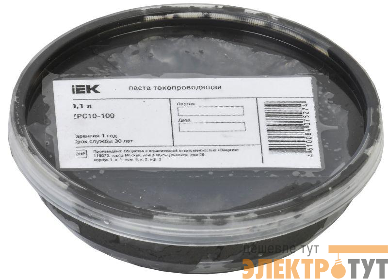 Паста токопроводящая 0.1л IEK ZPC10-100